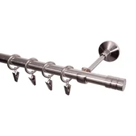 Karnisze - Karnisz Forio 300 cm pojedynczy nikiel 19 mm Inspire - miniaturka - grafika 1