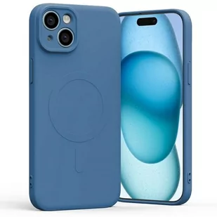 Mercury MagSafe Semi-Silicone iPhone 15 Plus / 14 Plus 6,7" niebieski /blue - Etui i futerały do telefonów - miniaturka - grafika 1