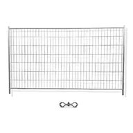Pachołki i taśmy ostrzegawcze - Metalowe ogrodzenie mobilne, 2400 x 2100 mm - miniaturka - grafika 1