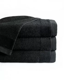 Ręcznik bawełniany Vito 50x90 frotte czarny 550 g/m2 - Ręczniki - miniaturka - grafika 1