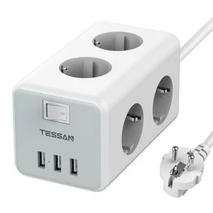 Listwa zasilająca TESSAN TS-306 - Listwy zasilające - miniaturka - grafika 1