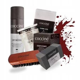 Krem Bordowy do Butów z Impregnatem i Akcesoriami Coccine Zestaw 6w1 - Środki do obuwia i ubrań Krem Bordowy do Butów z Impregnatem i Akcesoriami Coccine Zestaw 6w1 - Środki do obuwia i ubrań - miniaturka - grafika 1