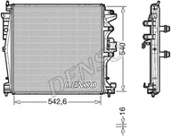 Układ chłodzenia - akcesoria - Chłodnica, układ chłodzenia silnika Denso DRM01004 - miniaturka - grafika 1