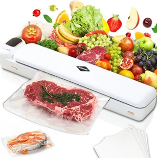 Heckermann Zgrzewarka próżniowa Heckermann FK-7918 Biała - Zgrzewarki do folii i pakowarki próżniowe - miniaturka - grafika 1