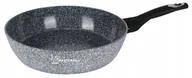 Patelnie - Patelnia Do Smażenia Marmurowa Głęboka 24 Cm Nieprzywierająca Na Indukcję Gaz - miniaturka - grafika 1