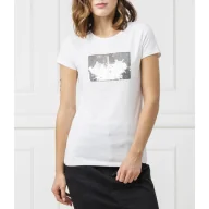 Koszulki i topy damskie - Armani Exchange T-shirt | Slim Fit - miniaturka - grafika 1