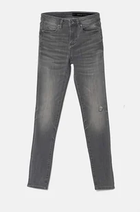Armani Exchange jeansy damskie kolor szary 6DYJ69 Y18PZ - Spodnie damskie - miniaturka - grafika 1