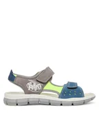 Buty dla chłopców - Primigi Sandały 1397711 D Szary - miniaturka - grafika 1