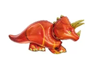 Balony i akcesoria - Balon foliowy Dinozaur - Triceratops - 109 x 55 cm - 1 szt. - miniaturka - grafika 1