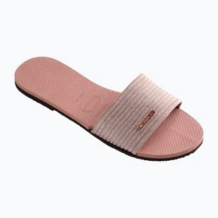 Klapki damskie Havaianas You Malta Metallic crocus rose - Klapki i japonki damskie - miniaturka - grafika 1