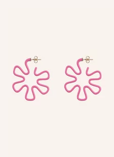 Bea Bongiasca Kreolki B Pink rosa - Kolczyki - miniaturka - grafika 1