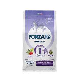 Forza10 Mini/Toy Monodiet Sensitive Skin Ryba Dla Psa 1,5Kg - Sucha karma dla psów - miniaturka - grafika 1