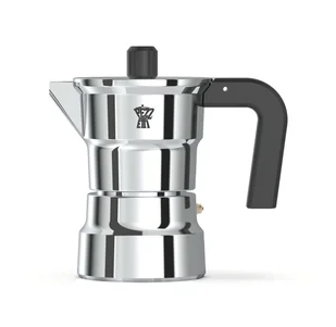 PEZZETTI SOLIDEXPRESS Aluminiowa kawiarka (1 filiżanka) - Srebrny - Zaparzacze i kawiarki - miniaturka - grafika 1