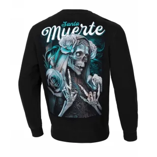 Bluza Pit Bull Seria Regular Santa Muerte '24 - Czarna M - Odzież taktyczna i umundurowanie - miniaturka - grafika 1