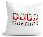 Gadżety dla niej i dla niego - Poduszka na Dzień Nauczyciela - Good Morning język angielski - miniaturka - grafika 1