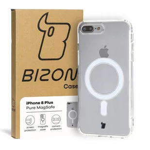 Bizon Etui Case Pure MagSafe do Apple iPhone 8 Plus przezroczyste - Etui i futerały do telefonów - miniaturka - grafika 1