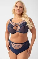 Majtki damskie - Gorsenia figi damskie wysokie granatowe Saanvi K759/1, Kolor granatowy, Rozmiar M, Gorsenia - Primodo.com - miniaturka - grafika 1
