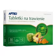 Układ pokarmowy - Apteo Apteo Tabletki na trawienie 30 tabletek powlekanych 3079621 - miniaturka - grafika 1
