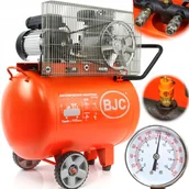 Sprężarki i kompresory - Kompresor olejowy 2-tłokowy ze zbiornikiem o pojemności 115l BJC - miniaturka - grafika 1