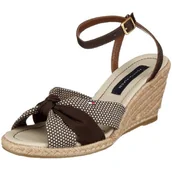 Moda i Uroda OUTLET - Tommy Hilfiger Mary 1 B FW5SA01465, damskie sandały/modne, brązowy - Braun Darkbrown201-40 EU - miniaturka - grafika 1
