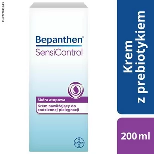 Bayer Bepanthen SensiControl krem nawilżający do skóry suchej wrażliwej i atopowej 200 ml - Balsamy i kremy do ciała - miniaturka - grafika 2