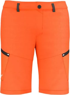 Spodnie sportowe męskie - Spodenki Salewa LAVAREDO HEMP M CARGO SHORTS. - red orange - grafika 1