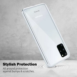 Crong Crystal Slim Cover - Etui Samsung Galaxy S20+ (przezroczysty) - Etui i futerały do telefonów - miniaturka - grafika 6