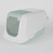 Kuwety dla kotów - RHR Concepyts BV Kuweta zamknięta ELLA XXL Zielony 51x70x46 - miniaturka - grafika 1