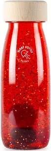 Petit Boum, Butelka sensoryczna FLOAT czerwona - Zabawki sensoryczne - miniaturka - grafika 1