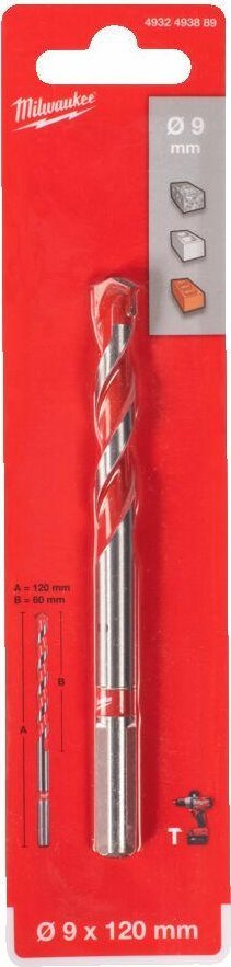 Milwaukee Wiertło WIERTŁO DO BETONU TCT 9 x120mm PREMIUM