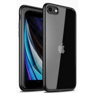 Etui i futerały do telefonów - D-Pro Crystal Hybrid etui obudowa pokrowiec do iPhone 7/8/SE 2020/2022 (Clear/Black) - miniaturka - grafika 1