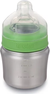 Klean Kanteen Kid Kanteen Baby Bottle with Slow Flow Nipple Brushed Stainless 5 uncje. K05BBSF-BS - Akcesoria turystyczne - miniaturka - grafika 1