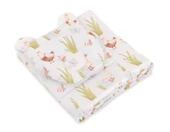 Łóżeczka i kojce - Kołderka z wypełnieniem i poduszka profilowana Miś - zestaw 2cz. -  In the country - miniaturka - grafika 1