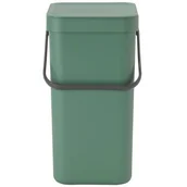 Kosze na śmieci - Brabantia Nowości Kuchenny kosz na odpadki 12l Sort&amp;Go zielony 129803 129803 - miniaturka - grafika 1