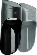 Lampy ogrodowe - Kinkiet Lampa kinkiet zewnętrzny solarny LED czarny/szary - miniaturka - grafika 1