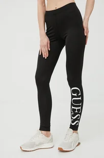 GUESS LEGGINSY DAMSKIE CZARNE Z LOGO KLASYK XS NMA - Legginsy - miniaturka - grafika 1