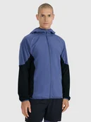 Bluzy męskie - 4F Bluza do biegania w terenie Primaloft Active męska - granatowa L - miniaturka - grafika 1