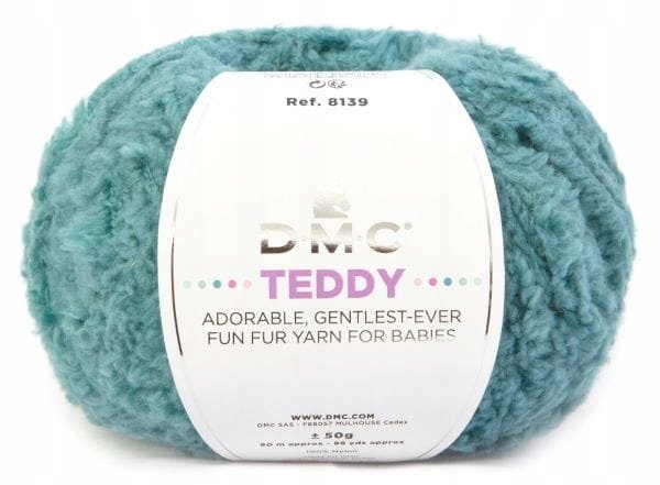 włóczka DMC TEDDY kol. 317 zielony