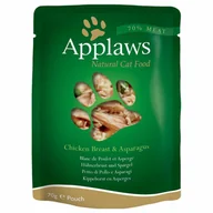 Mokra karma dla kotów - Zestaw Applaws Selection saszetki w bulionie, 24 x 70 g - Kurczak i szparagi - miniaturka - grafika 1