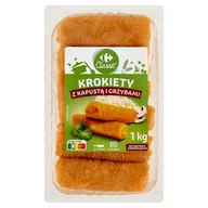 Szybkie dania obiadowe - Carrefour Classic Krokiety z kapustą i grzybami 1 kg - miniaturka - grafika 1