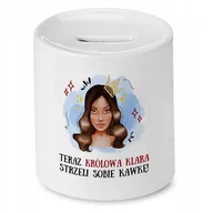 Skarbonki - Skarbonka dla Klary na Urodziny Idealny Prezent z Nadrukiem ze Zdjęciem - miniaturka - grafika 1