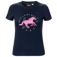 Koszulki jeździeckie - Koszulka młodzieżowa START Kennedy jeździecka granatowa, rozmiar: 158 - miniaturka - grafika 1
