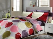 Pościel - Pościel satyna bawełniana OPTIMUM LILA - miniaturka - grafika 1