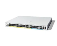 Pozostałe akcesoria sieciowe - Cisco Catalyst C1300-48MGP-4X łącza sieciowe Zarządzany L2/L3 Gigabit Ethernet (10/100/1000) Obsługa PoE Szary - miniaturka - grafika 1