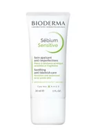 Kremy do twarzy - Bioderma SEBIUM SENSITIVE Łagodzący krem wspomagający leczenie skóry trądzikowej 30 ml 7071109 - miniaturka - grafika 1