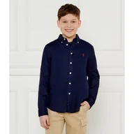 Bluzki dla chłopców - POLO RALPH LAUREN Lniana koszula Regular Fit - miniaturka - grafika 1