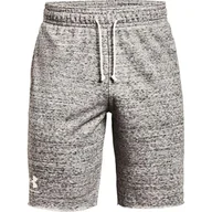 Spodenki męskie - Spodenki męskie Under Armour  RIVAL TERRY SHORT white XXL - miniaturka - grafika 1