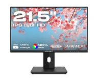 Monitory - JAPANNEXT JN-I215FLFHSP-C65W 21,5" FHD LCD Czarny - miniaturka - grafika 1