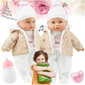 Akcesoria dla lalek - Lalka Bobas Julka Uczy 120 słów Śpiewa Opowiada Bajki ze Smoczkiem Butelka - miniaturka - grafika 1