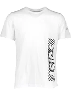 Koszulki sportowe męskie - Asics Koszulka funkcyjna w kolorze biało-czarnym - miniaturka - grafika 1